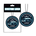 Round Die-Cut Hanging Air Freshener with Custom Logo