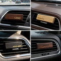 Custom Logo Engraved Wood Vent Clip Air Freshener