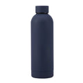 Slim Matte Finish Insulated Water Bottle in Navy Blue