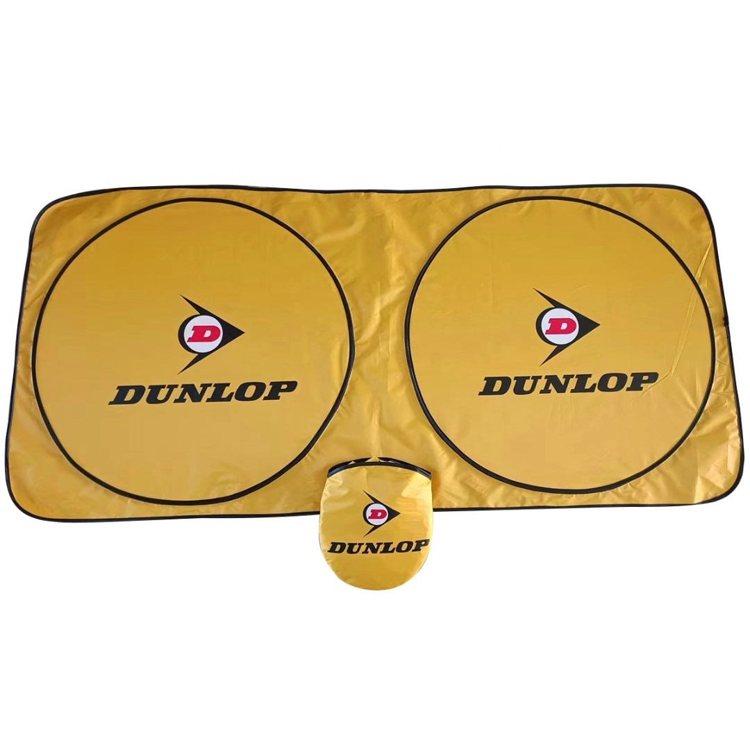 Full-Color Custom Printed Windshield Sun Shade with Matching Branded Pouch