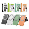 15W Magnetic Car Wireless Charger and Phone Mount in 4 Colors