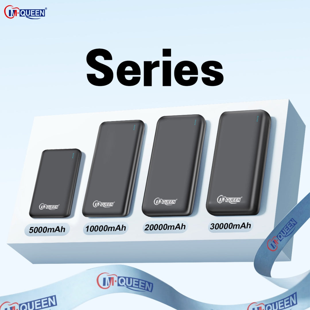 Custom Logo Power Bank Series from 5000mAh to 30000mAh
