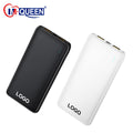 Custom Logo Slim Multi-Port Power Bank Card Style
