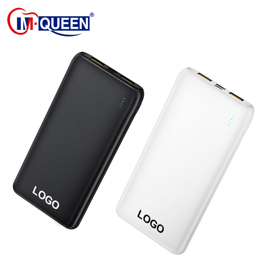Custom Logo Slim Multi-Port Power Bank Card Style