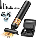 Handheld cordless car vacuum with brushless motor and storage case